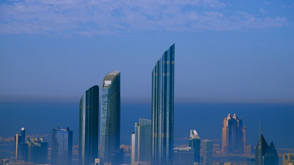 Daylight image of the Abu Dhabi skyline